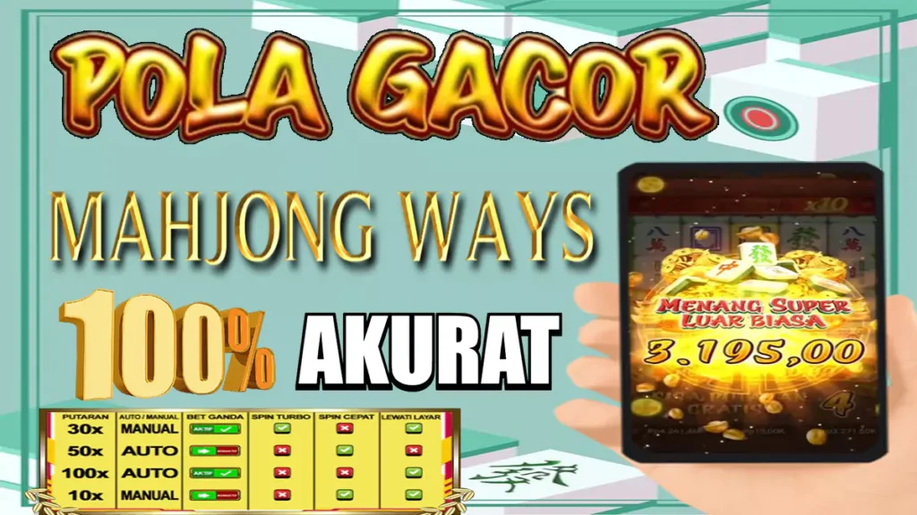 pola mahjong ways 100 persen akurat